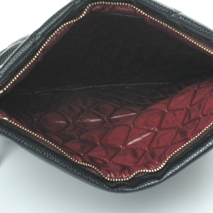 Chanel Caviar Quilted CC Beauty Clutch Black 6 of 8