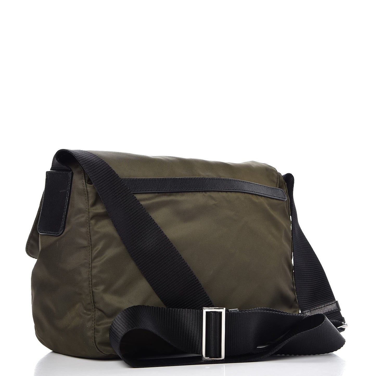 Tessuto Nylon Saffiano Messenger Bag Mimetico
