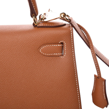 Hermes Epsom Kelly Sellier 28 Gold 14 of 35