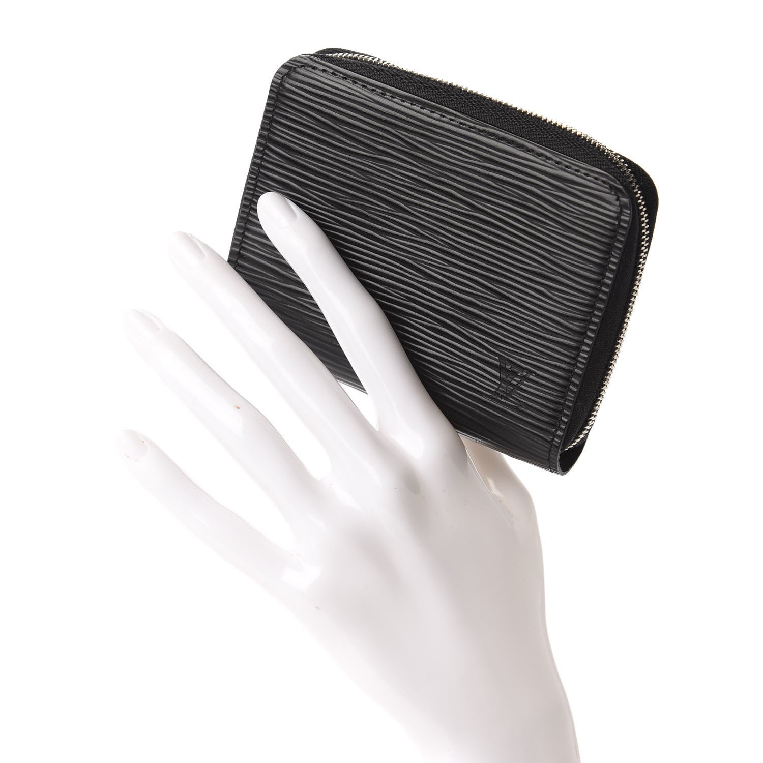 Louis Vuitton Epi Zippy Coin Purse Black 2 of 6