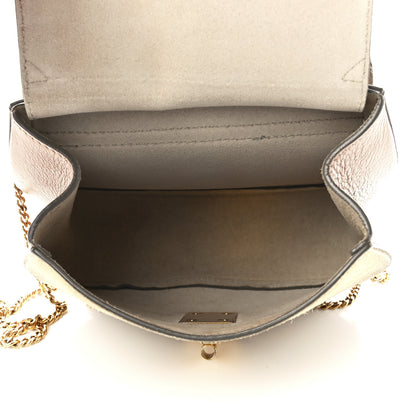 Chloe Suede Smooth Calfskin Drew Shoulder Bag Milky Coffee 5 of 12