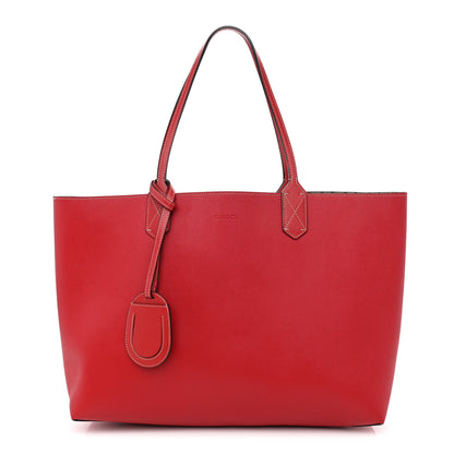 Gucci GG Supreme Medium Reversible Tote Beige Red 11 of 19