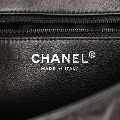 Chanel Lambskin Quilted Large Roll 2.55 Reissue Clutch Black 6 of 11