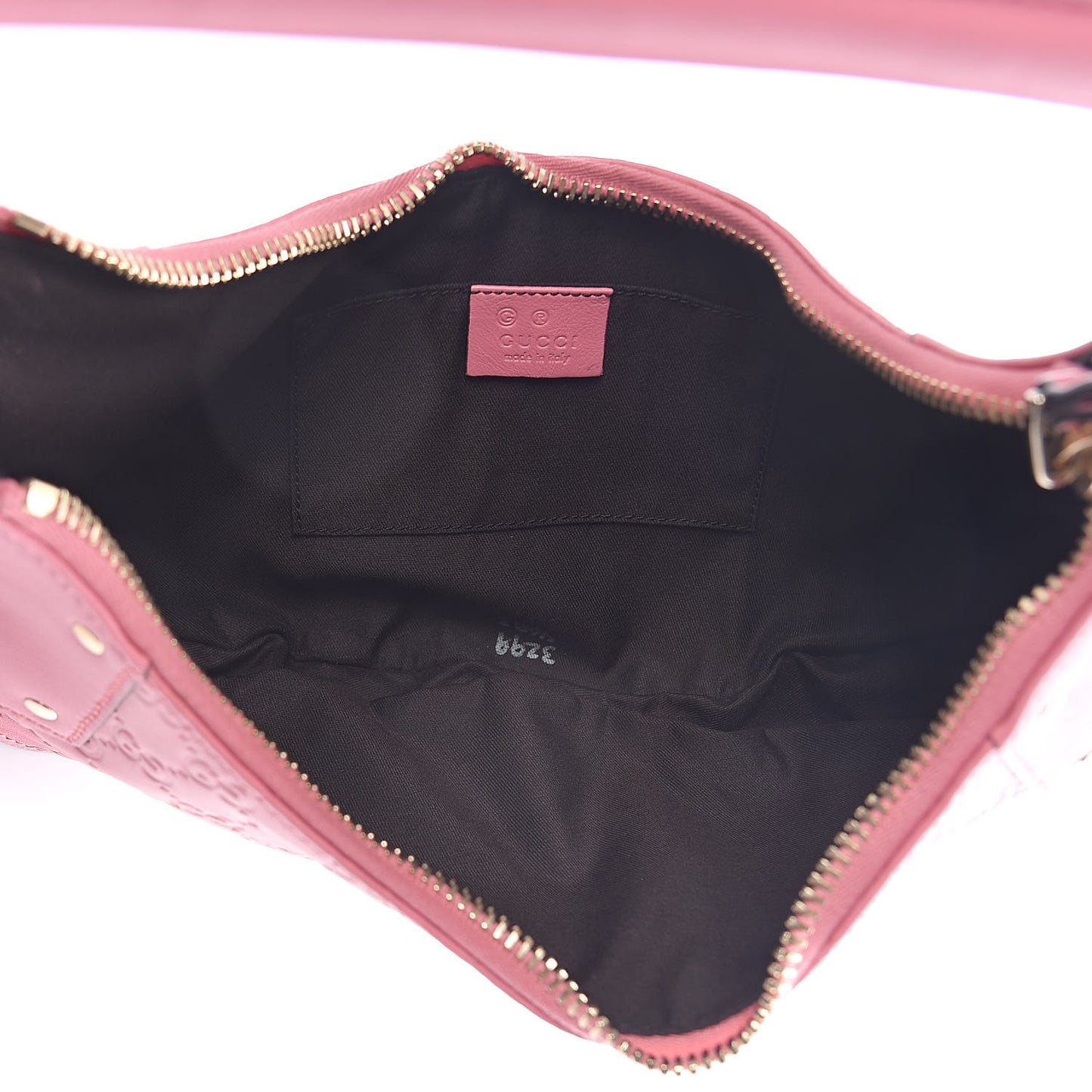 Guccissima Half Moon Hobo Sushi Pink