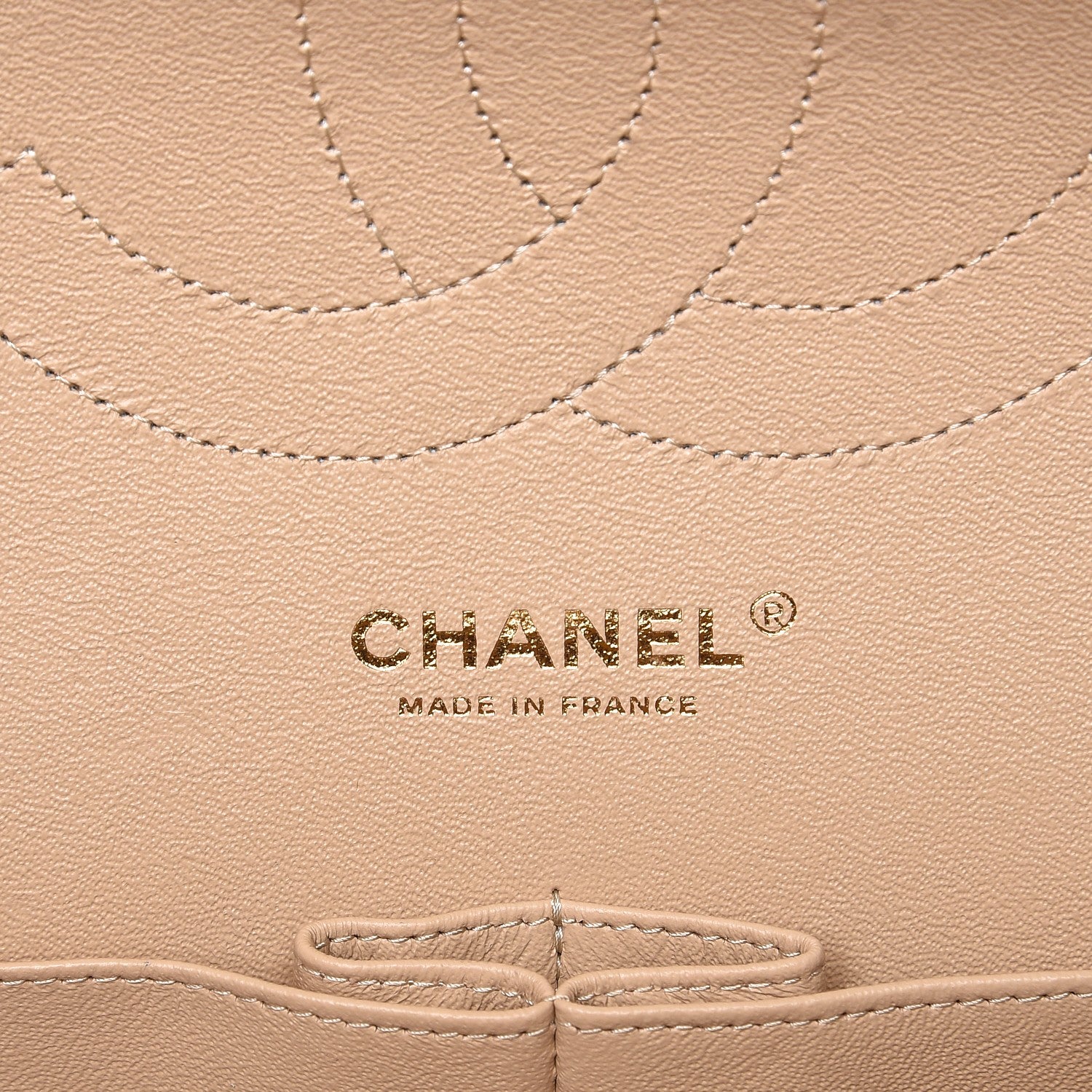 Chanel Caviar Quilted Jumbo Double Flap Beige 6 of 8