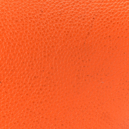 Mulberry Heavy Grain Calfskin City Weekender Duffle Bag Orange 17 of 20