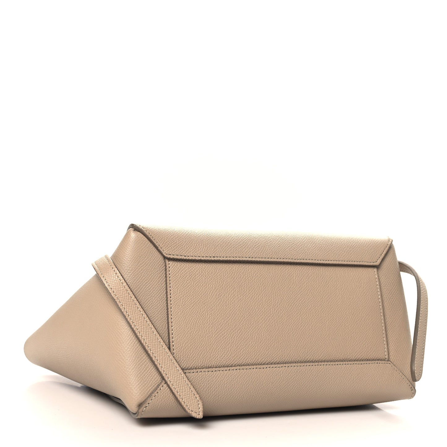 Grained Calfskin Micro Belt Bag Light Taupe