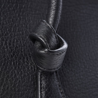 Celine Crisped Calfskin Medium Tie Knot Tote Black 10 of 17