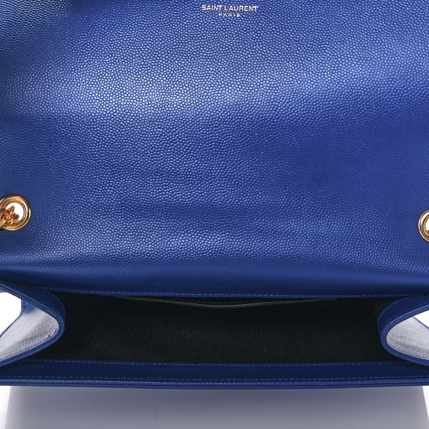 Grain De Poudre Medium Classic Monogram Kate Satchel Flash Blue