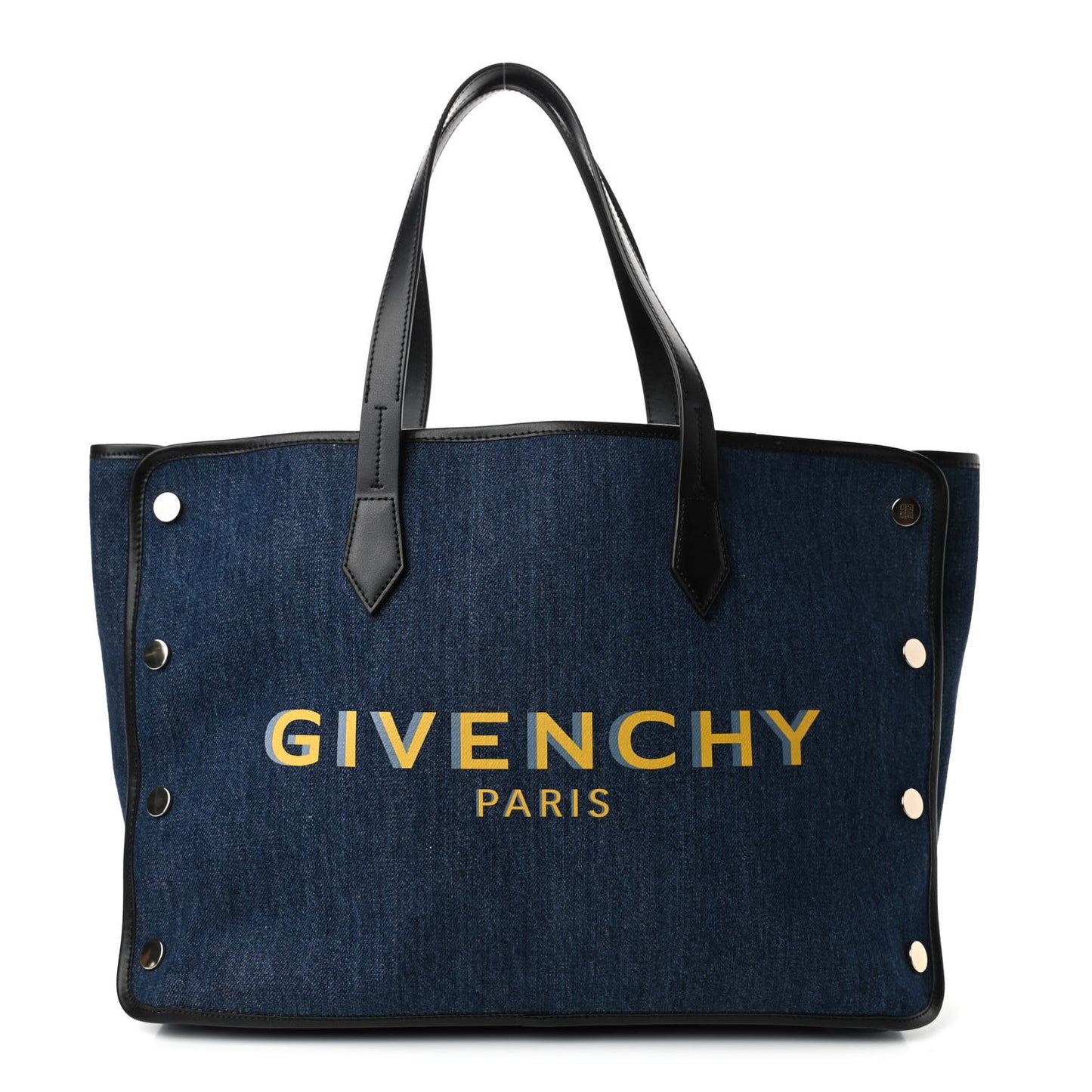 Denim Medium Logo Bond Shopper Tote Blue