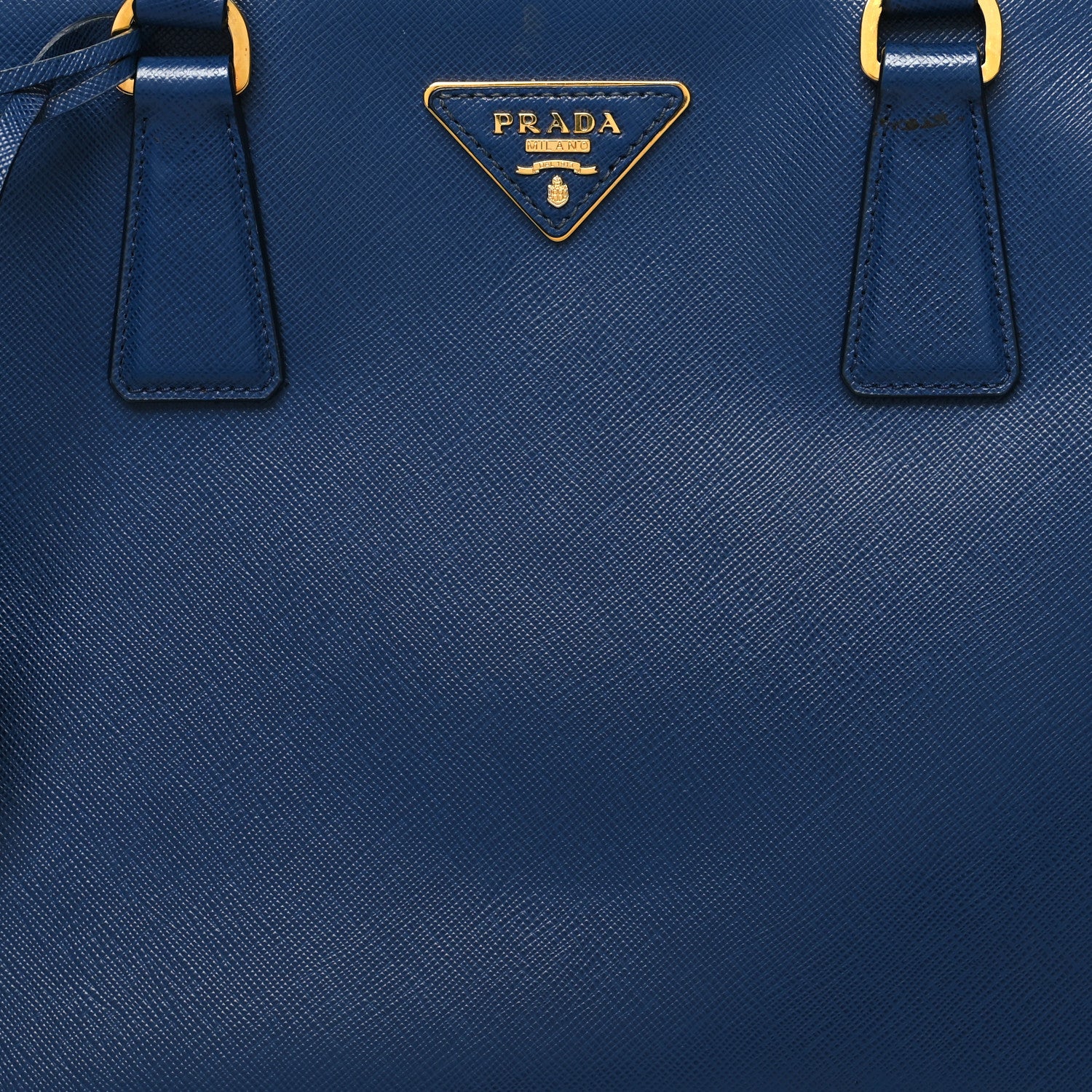 Prada Saffiano Medium Galleria Double Zip Tote Baltico 9 of 15