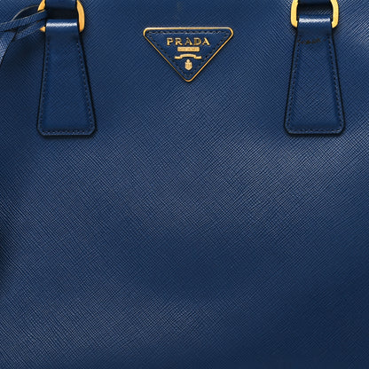 Prada Saffiano Medium Galleria Double Zip Tote Baltico 9 of 15