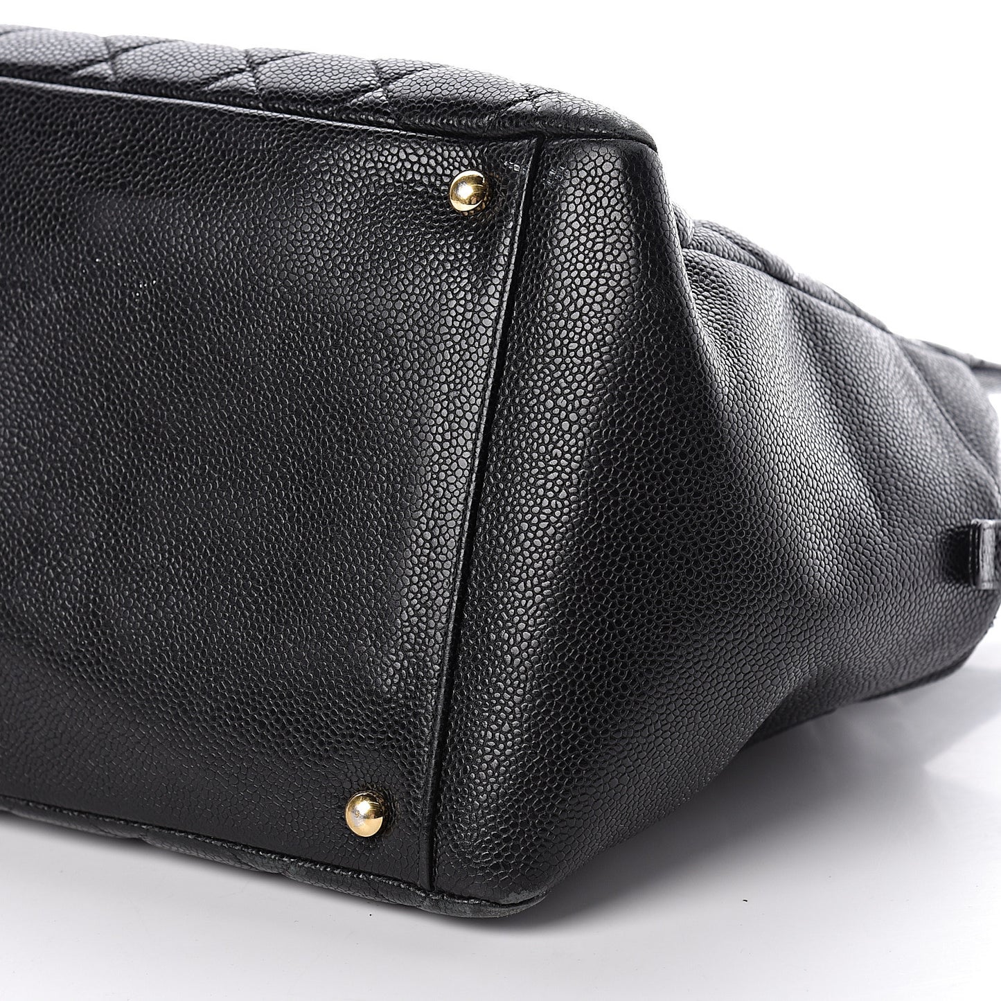 Caviar Quilted Petit Timeless Tote PTT Black