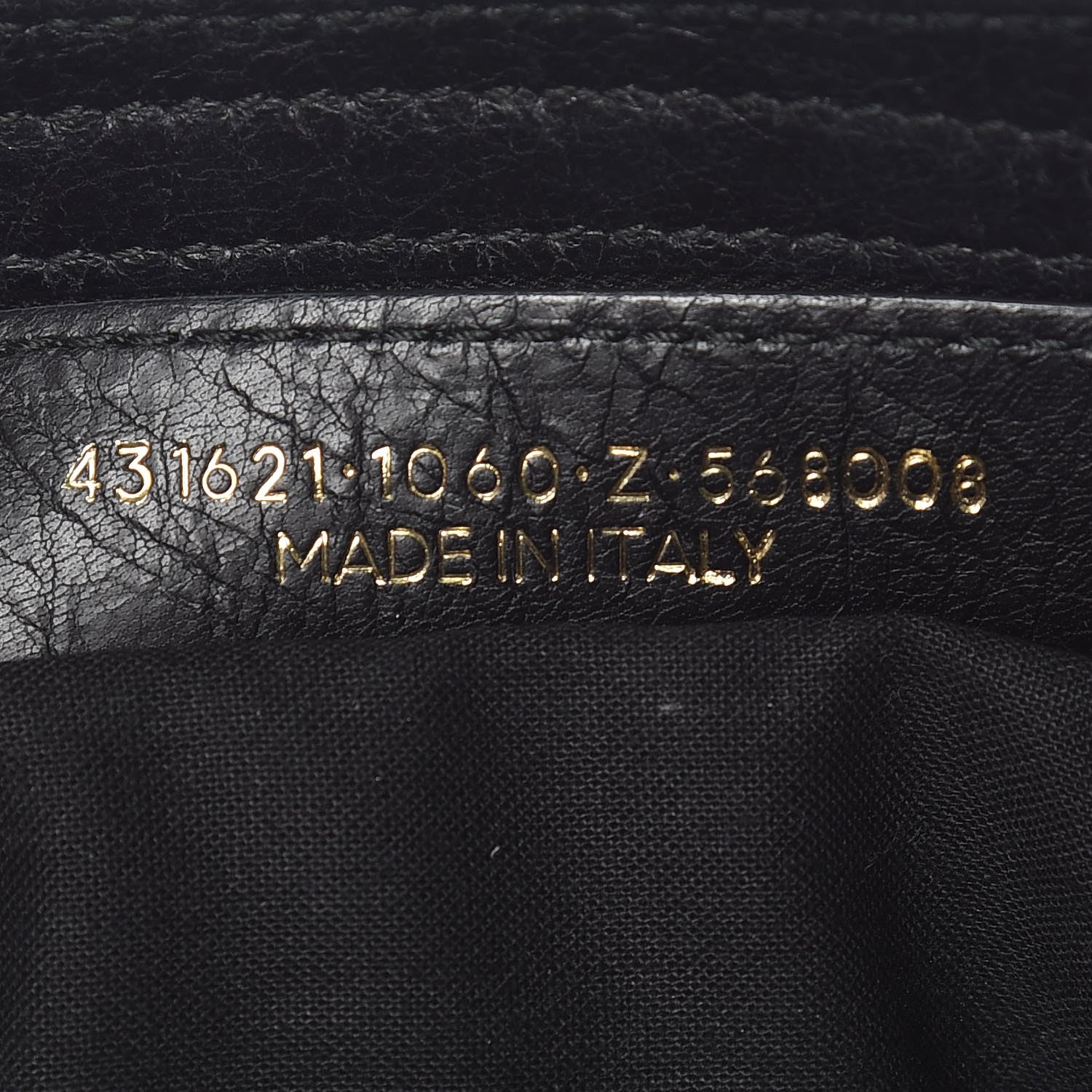 Balenciaga Agneau Classic Hardware S City Logo Strap Black White 9 of 15