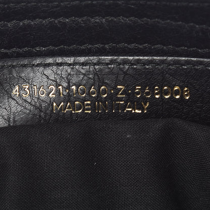 Balenciaga Agneau Classic Hardware S City Logo Strap Black White 9 of 15