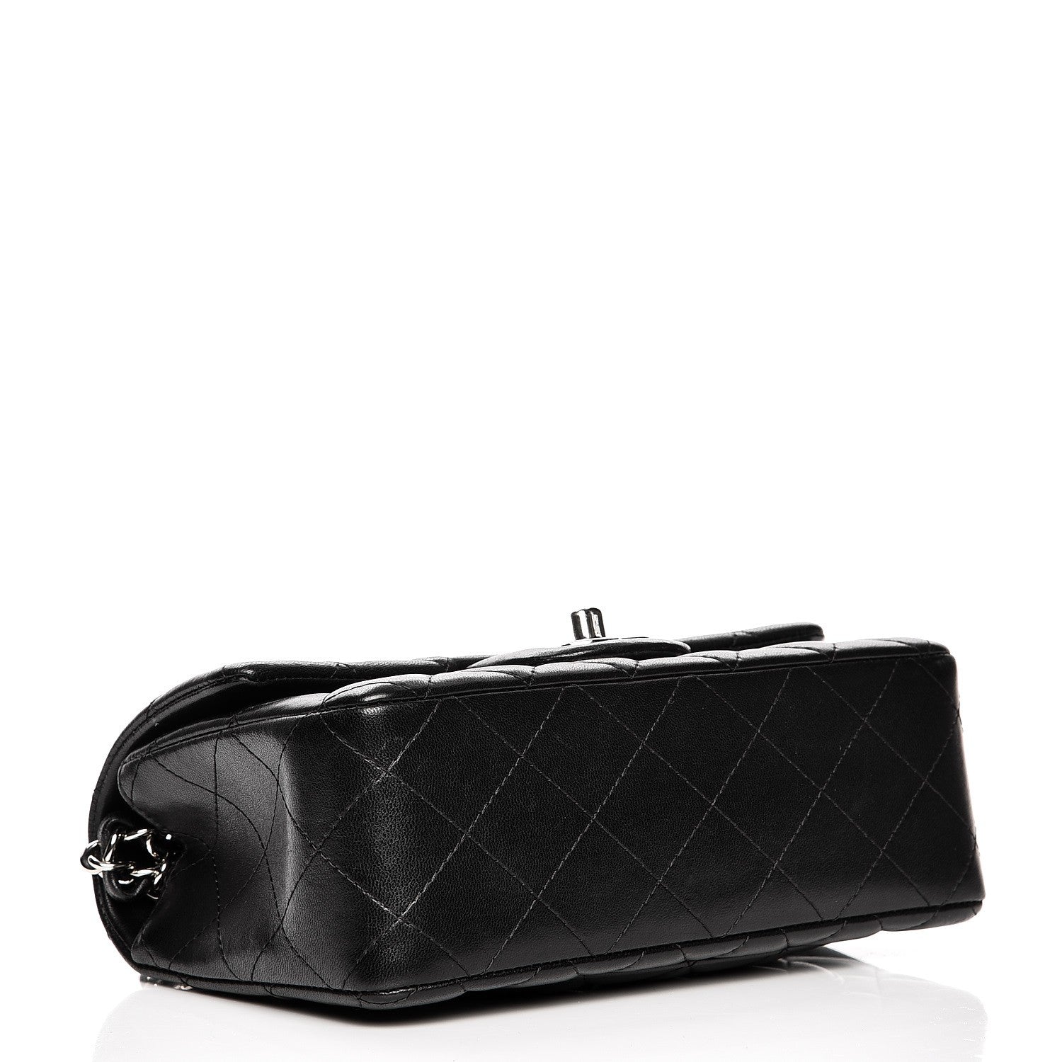 Chanel Lambskin Quilted Mini Rectangular Flap Black 4 of 9