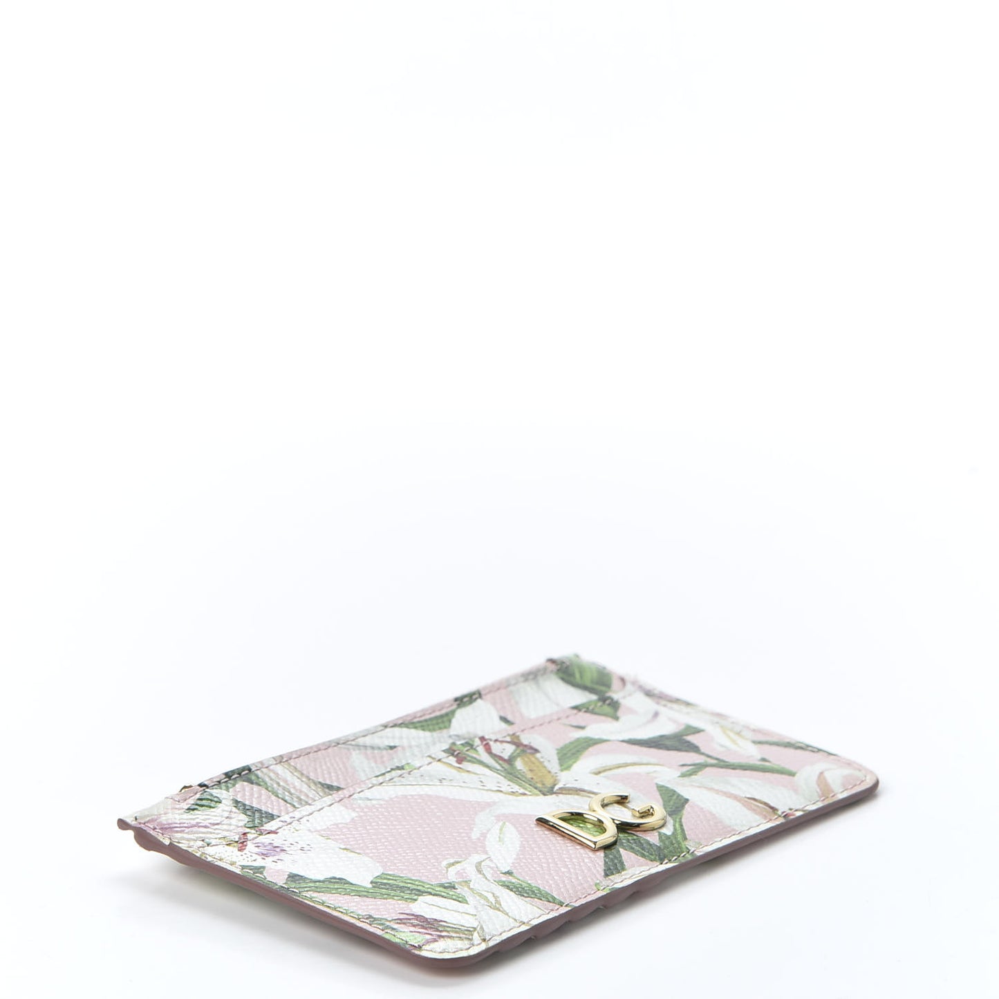 Dauphine Floral Print Zip Card Holder Multicolor