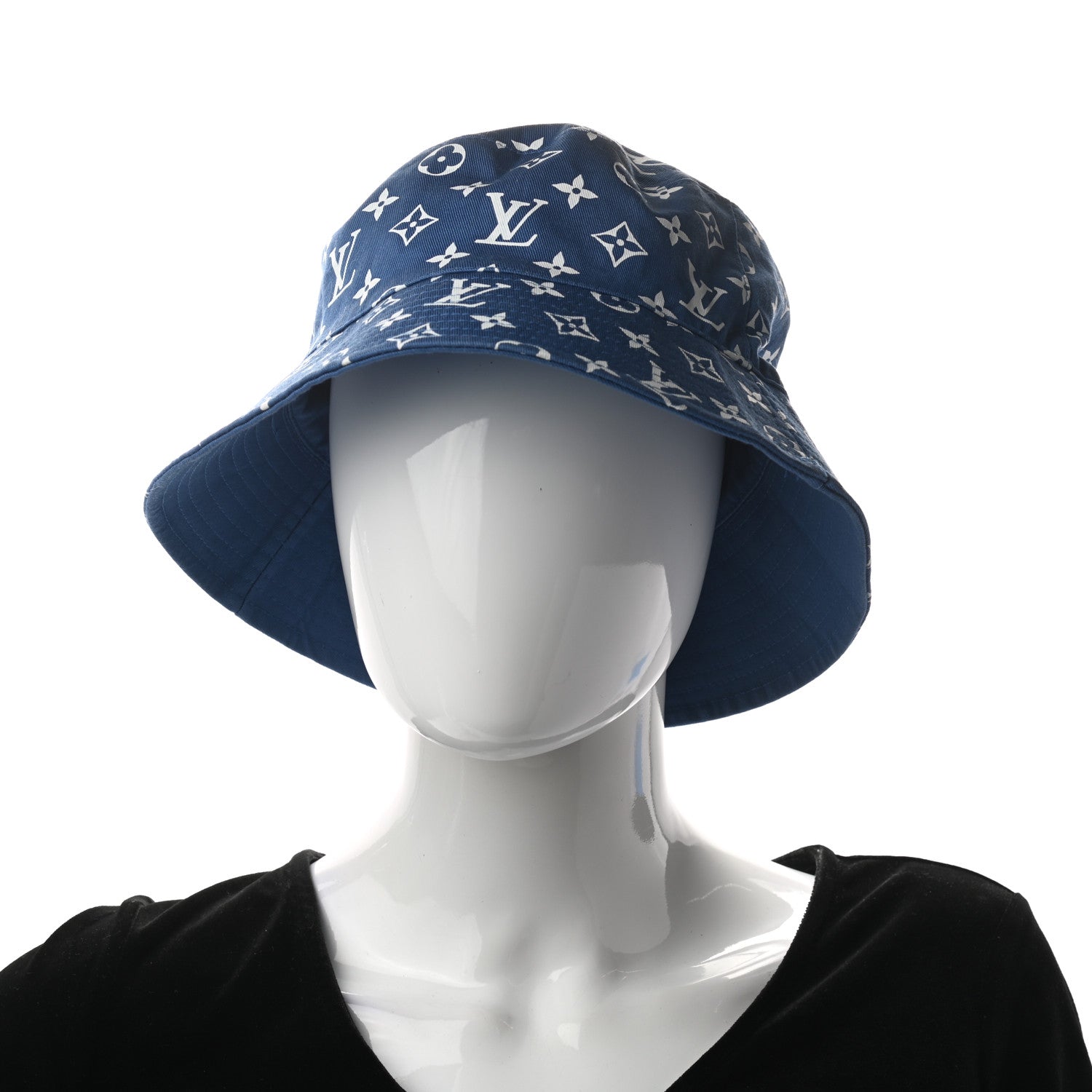 Louis Vuitton Monogram LV Escale Bucket Hat M Blue 2 of 6