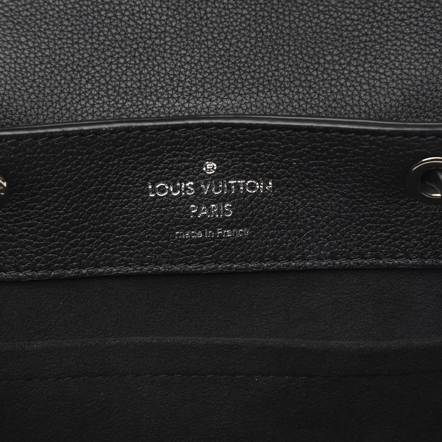 Louis Vuitton Calfskin Lockme Backpack Black 5 of 10