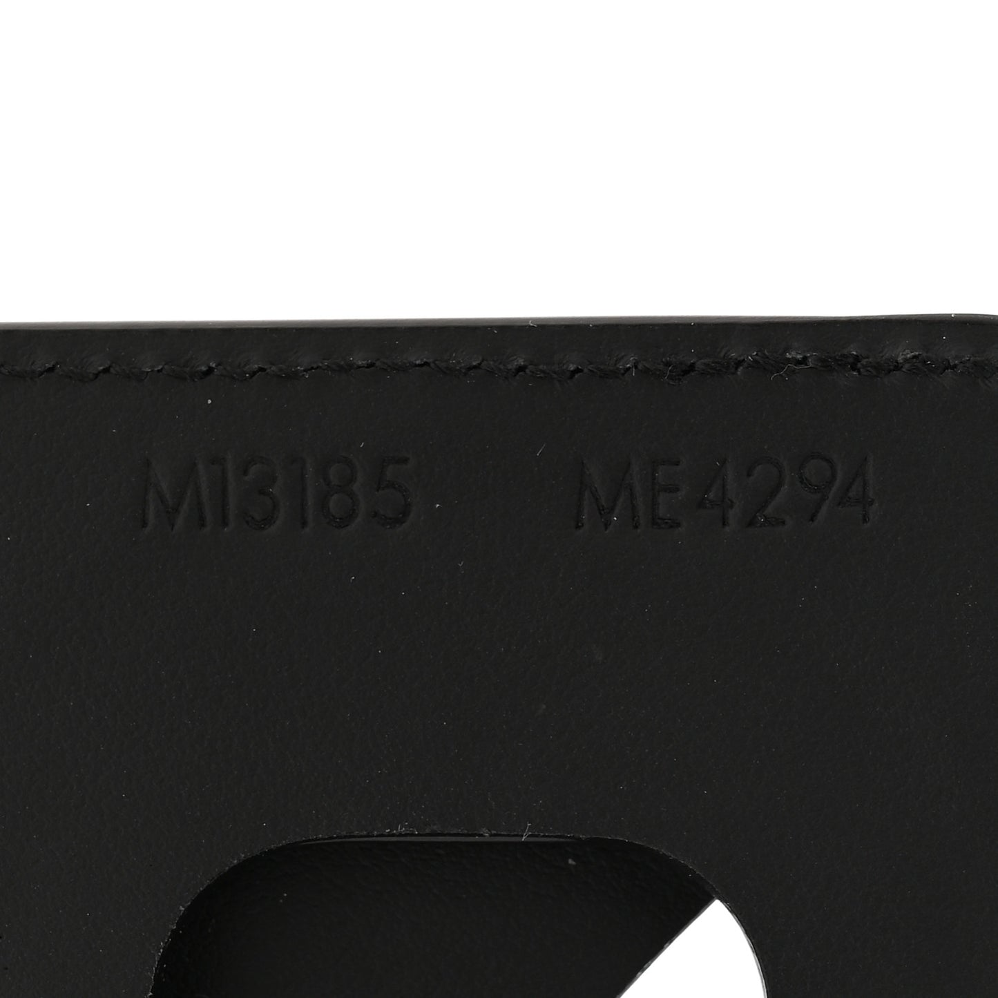 Monogram Macassar Magnetic Card Holder Black