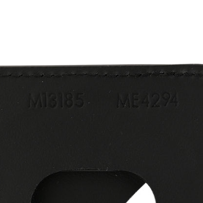 Louis Vuitton Monogram Macassar Magnetic Card Holder Black 6 of 6