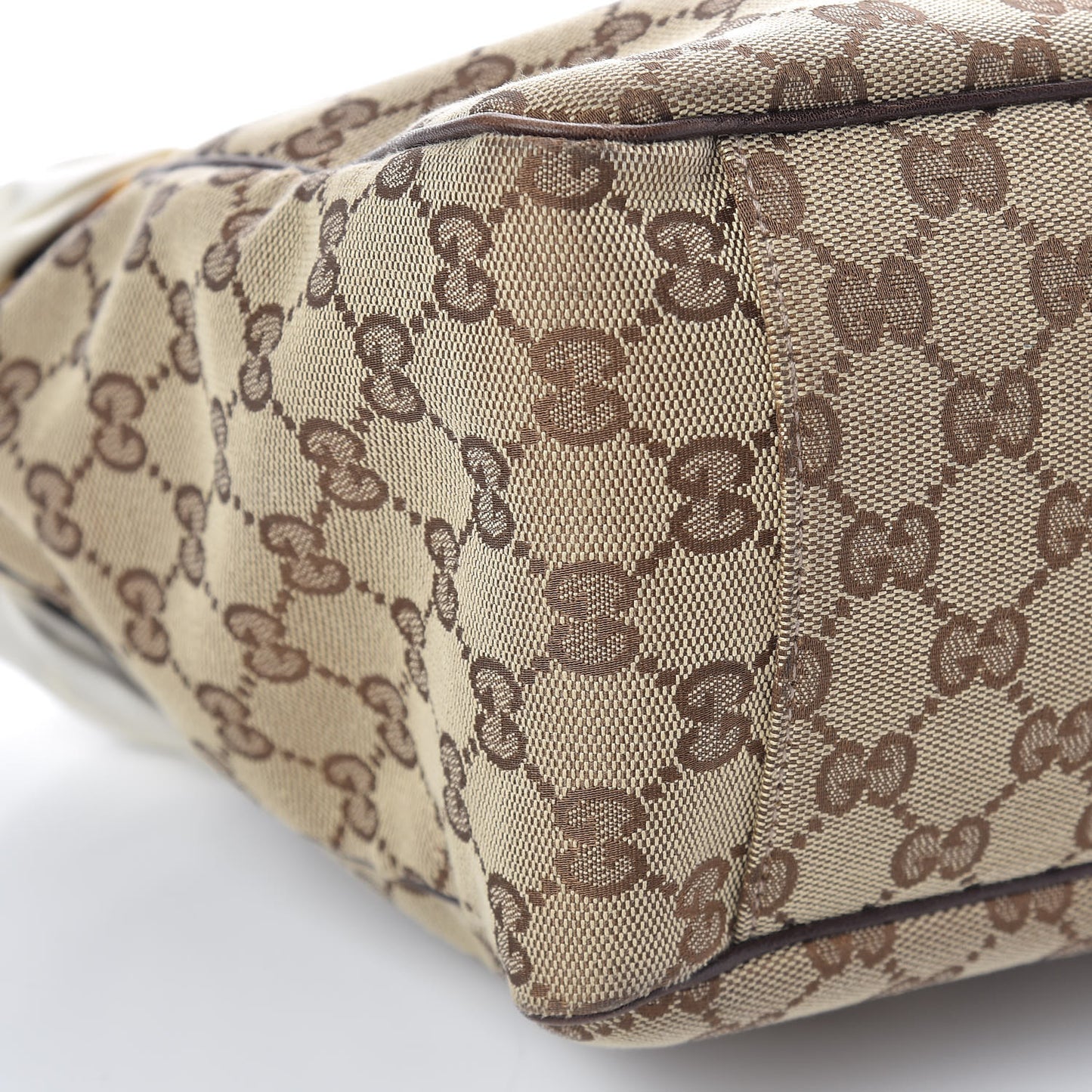 Monogram Medium Positano Tote Dark Brown