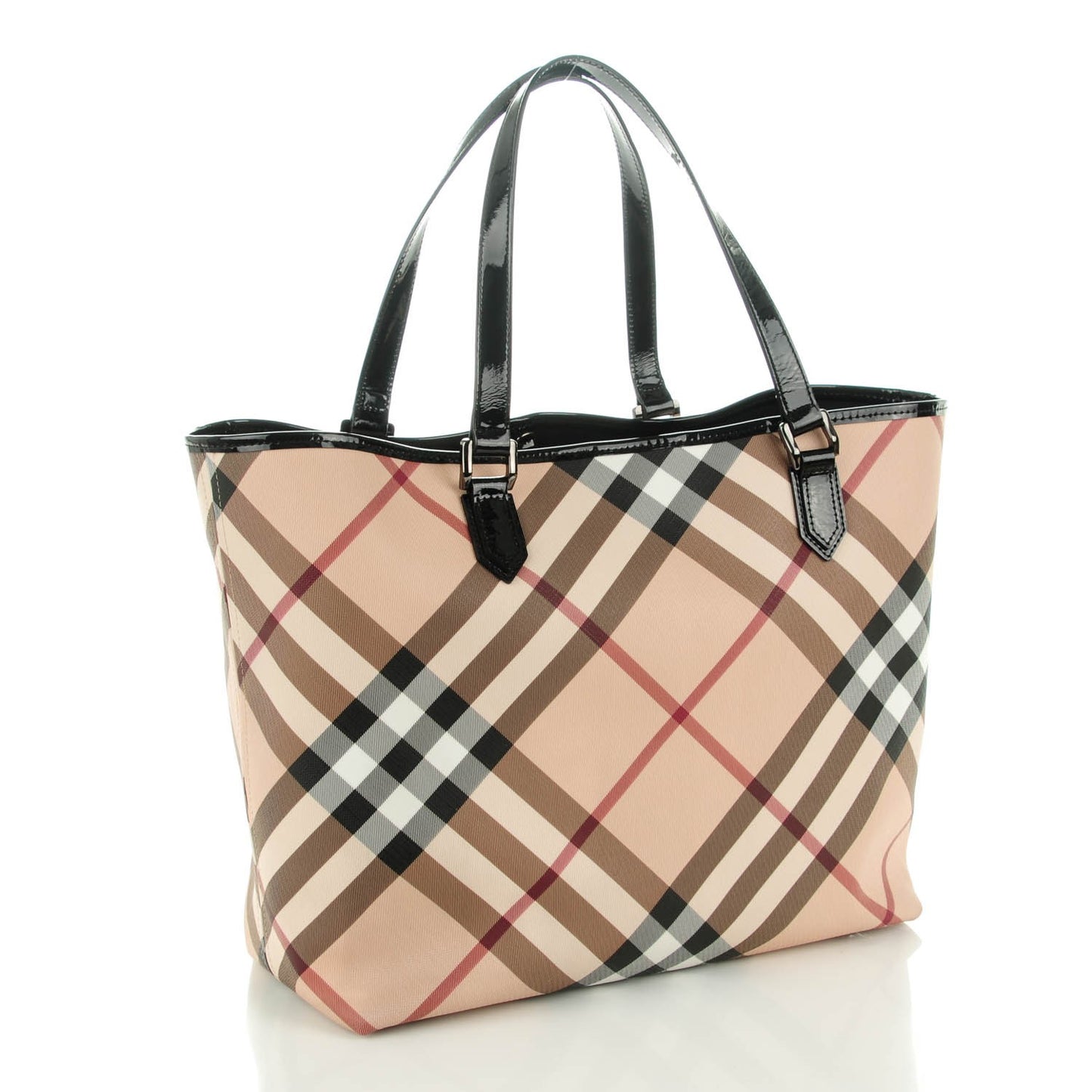 Nova Check Medium Tote Black