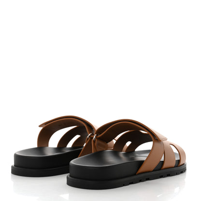 Hermes Calfskin Mens Chypre Sandals 43 Naturel 4 of 9