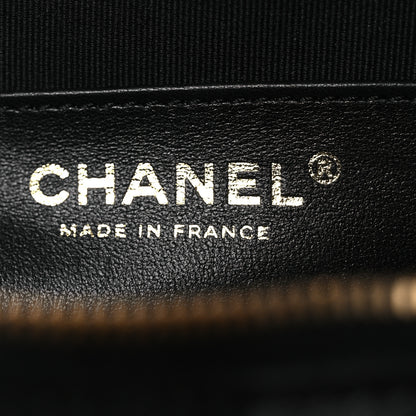 Chanel Lambskin Quilted Large CC In Love Heart Bag Black 6 of 11
