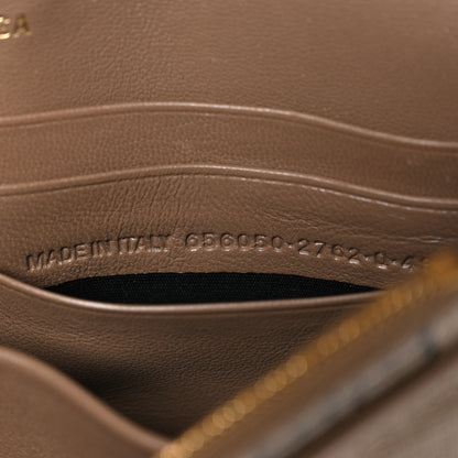 Balenciaga Coated Canvas BB Monogram Hourglass Chain Bag Beige Brown 7 of 10