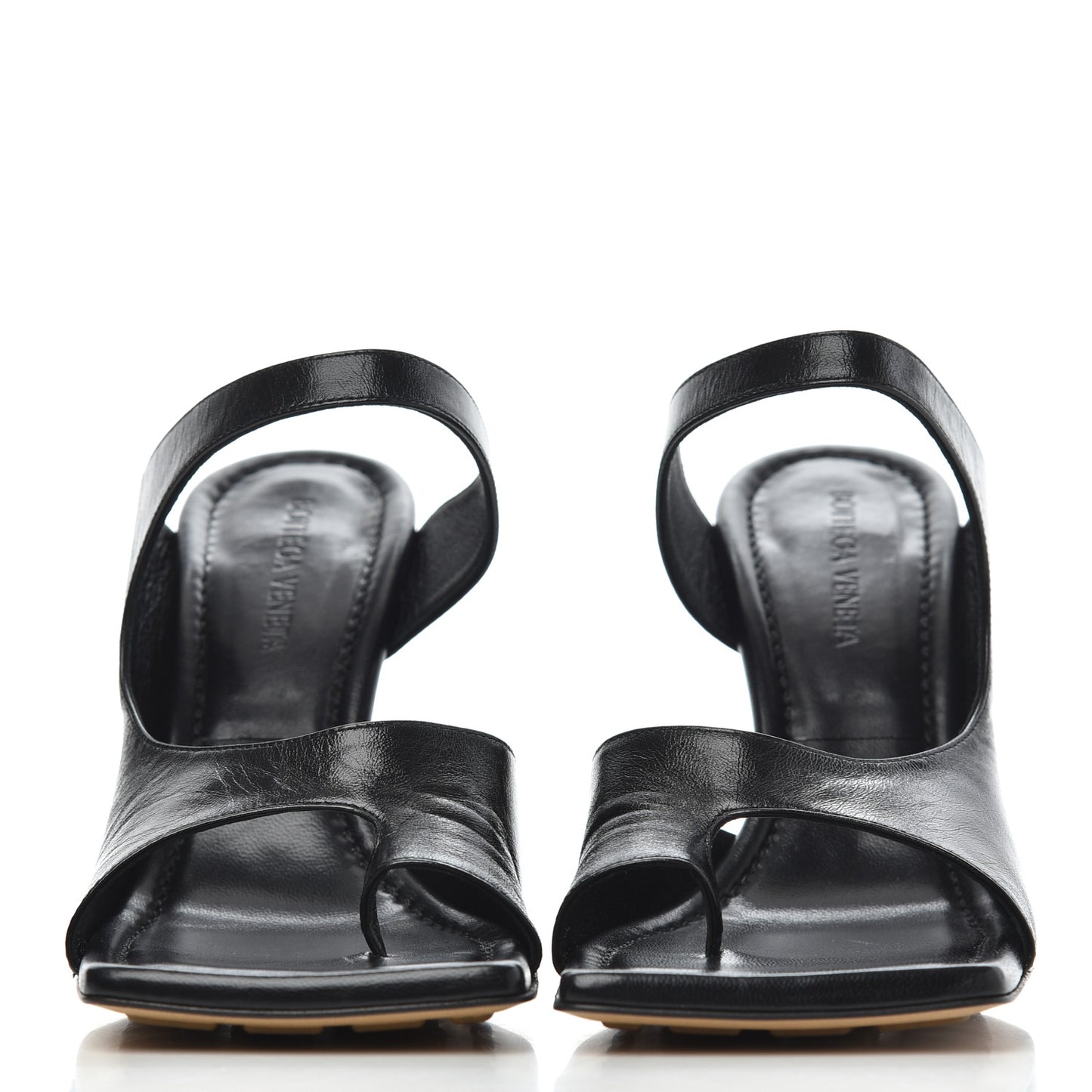 Nappa Crunch Lux Sandals 38.5 Black