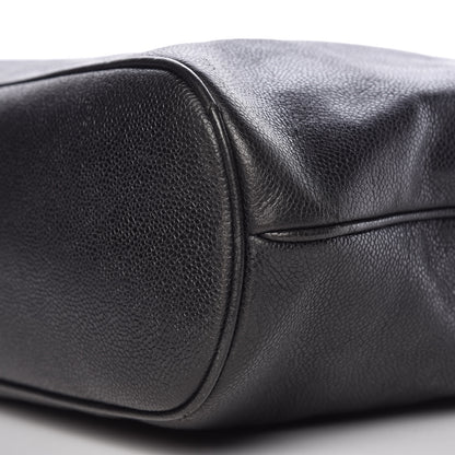 Chanel Caviar Large CC Shoulder Bag Black 12 of 13