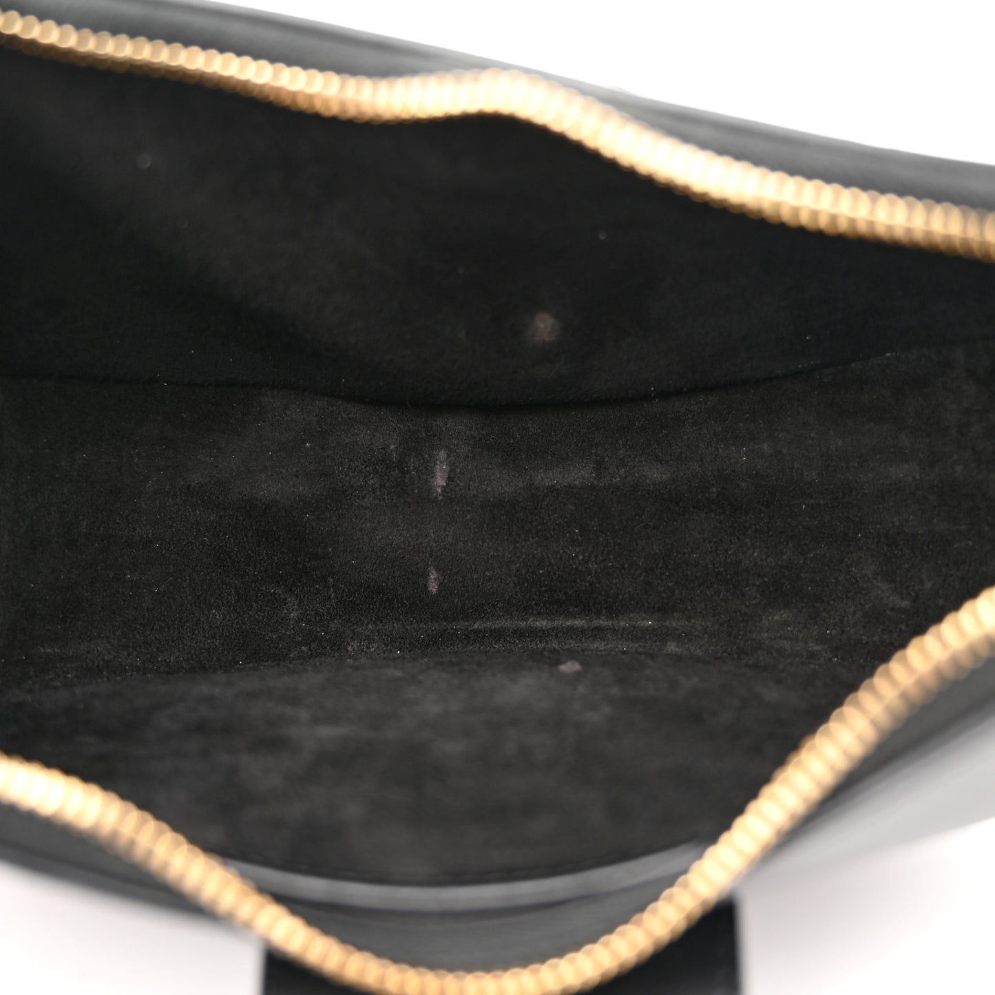 Smooth Calfskin Medium Strap Ava Triomphe Shoulder Bag Black