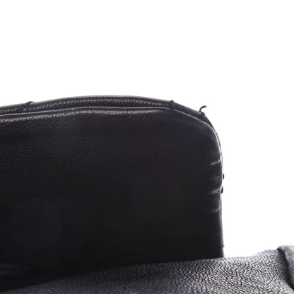 Chanel Calfskin Diamond Stitch Accordion Flap Black 12 of 12