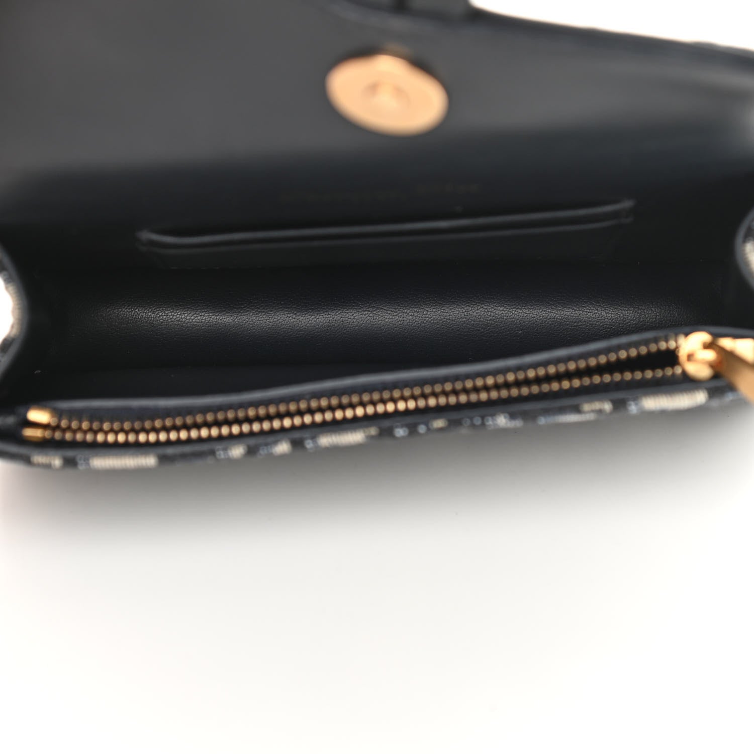 Christian Dior Oblique Saddle Belt Bag Blue 5 of 11