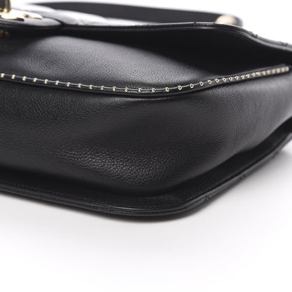 Chanel Caviar Quilted Large Studded Flap Black 11 of 14