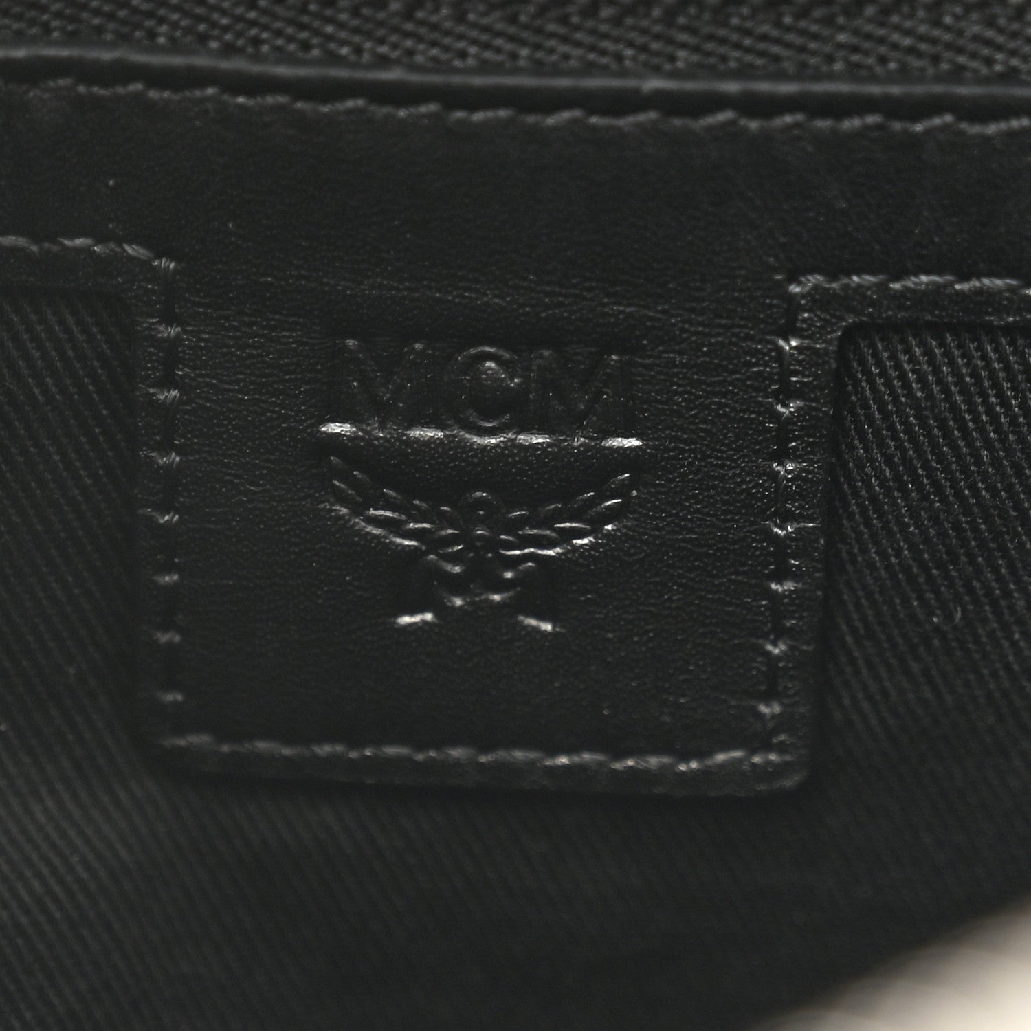 MCM Visetos Medium Crossbody Pouch Black 6 of 11
