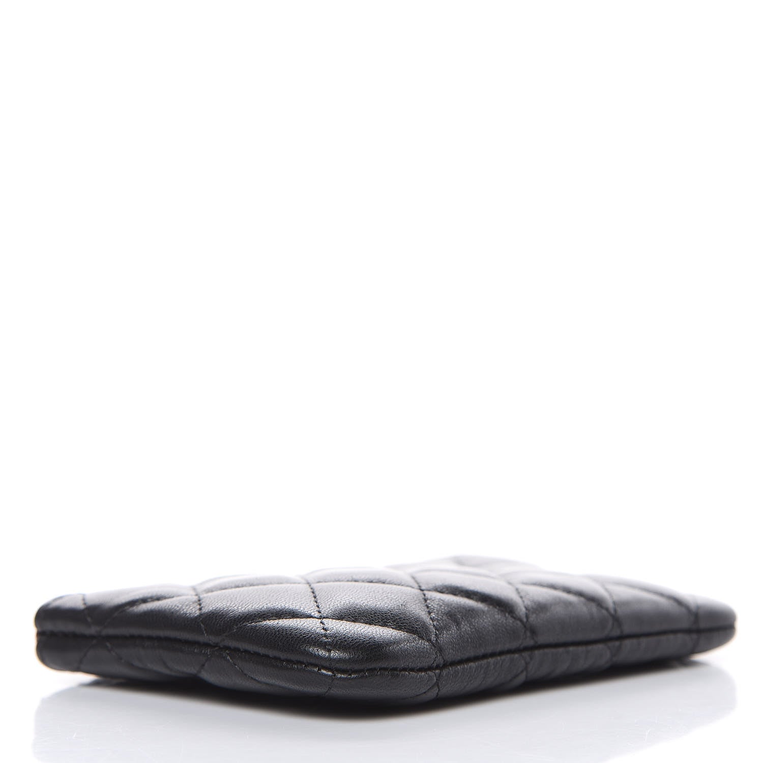Chanel Lambskin Quilted Small Cosmetic Case Black 4 of 9