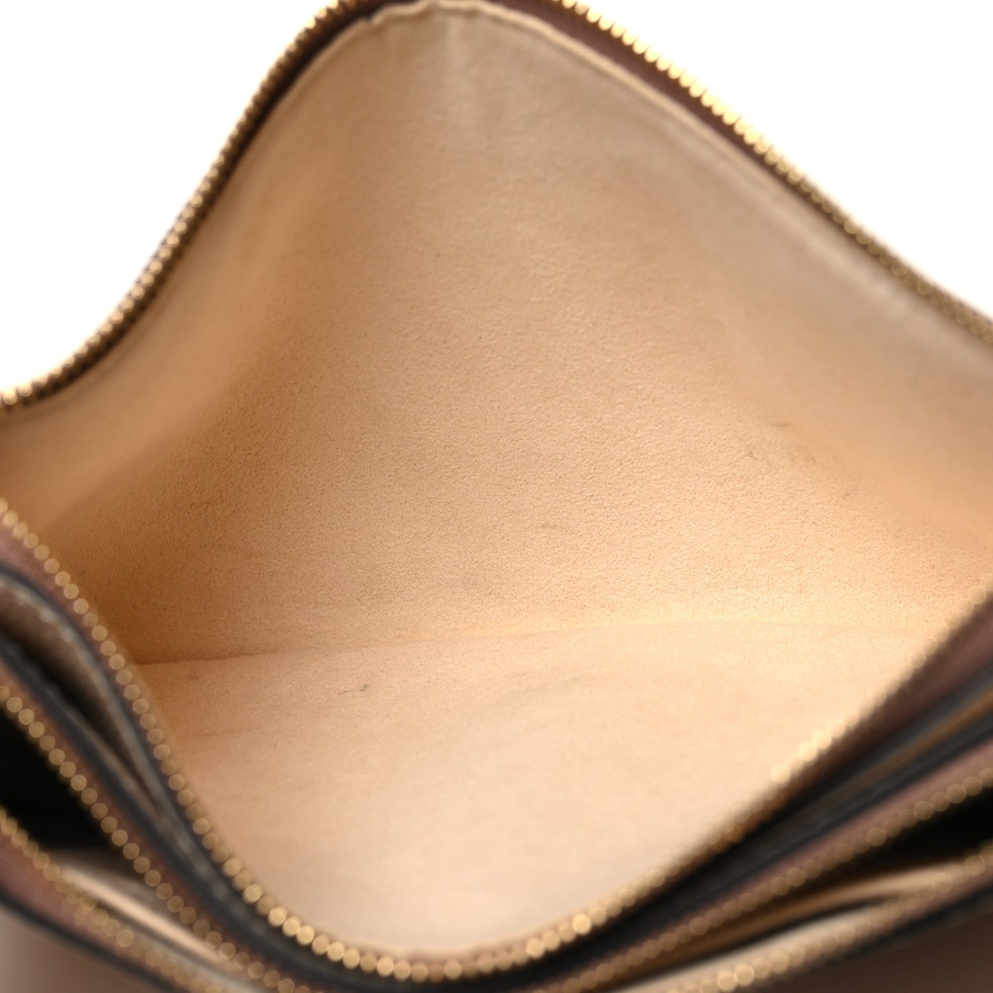 Empreinte Monogram Giant Double Zip Pochette Creme Bois de Rose