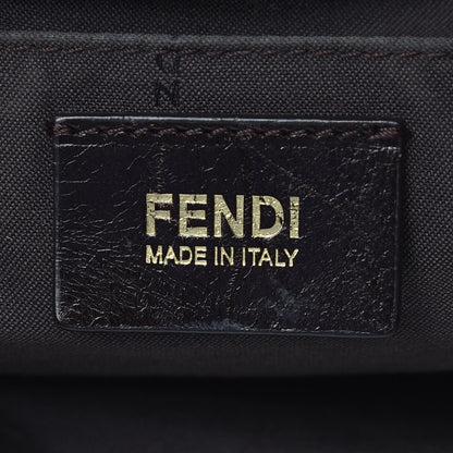 Fendi Zucca Patent Mia Hobo Tobacco 8 of 9