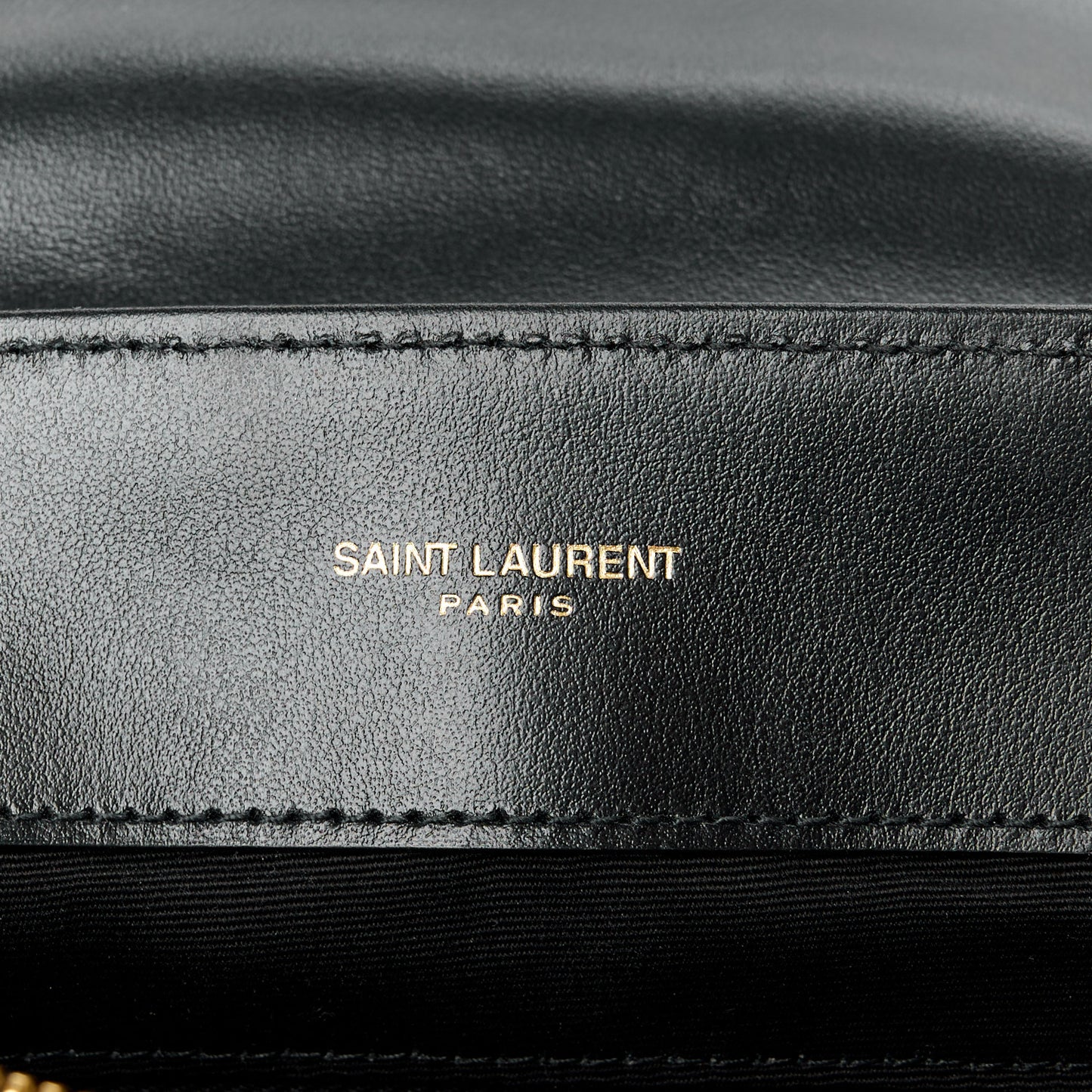 Calfskin Y Quilted Monogram Medium Loulou Chain Satchel Black
