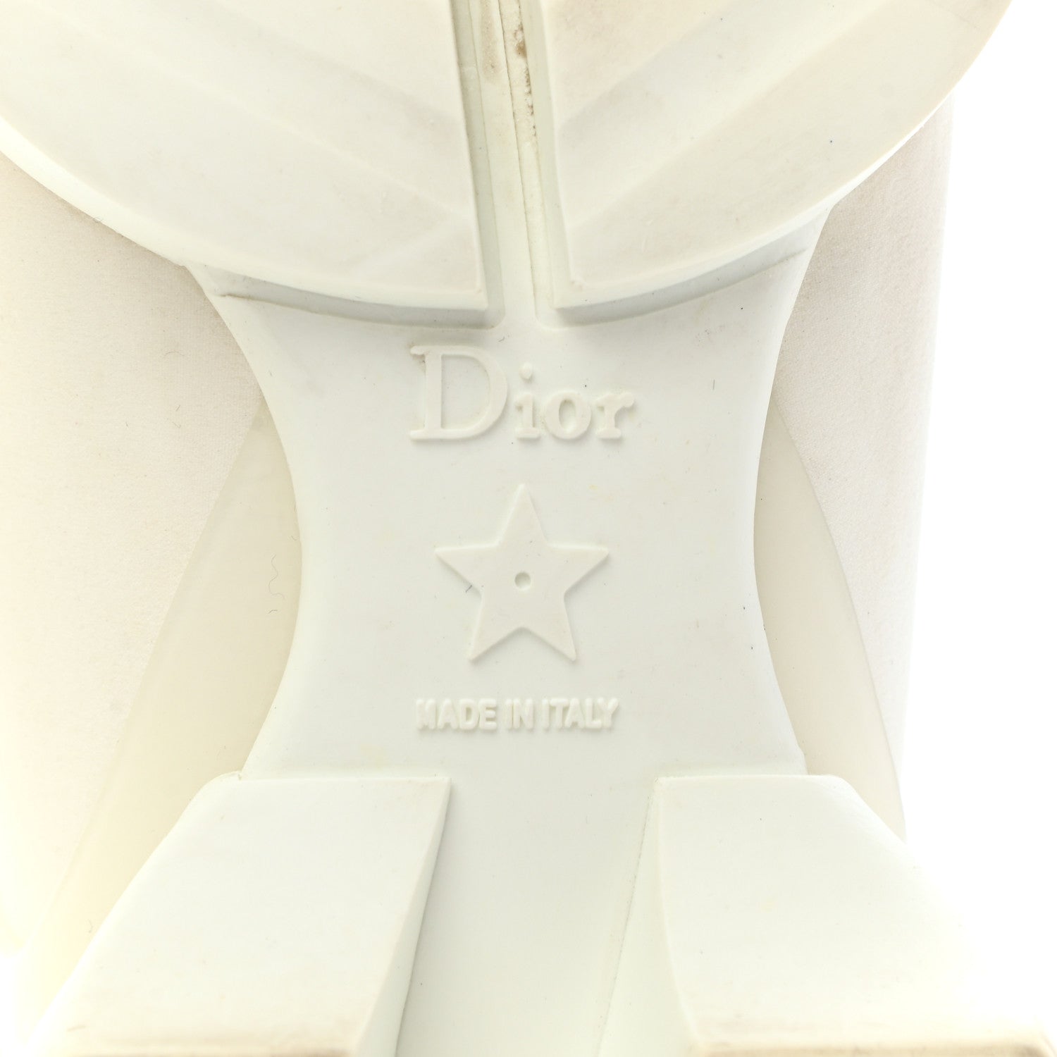 Christian Dior Technical Fabric Rubber Womens D-Connect Sneakers 38.5 White 6 of 8