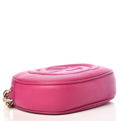 Gucci Cellarius Calfskin Mini Soho Chain Bag Bright Bouganville 4 of 10