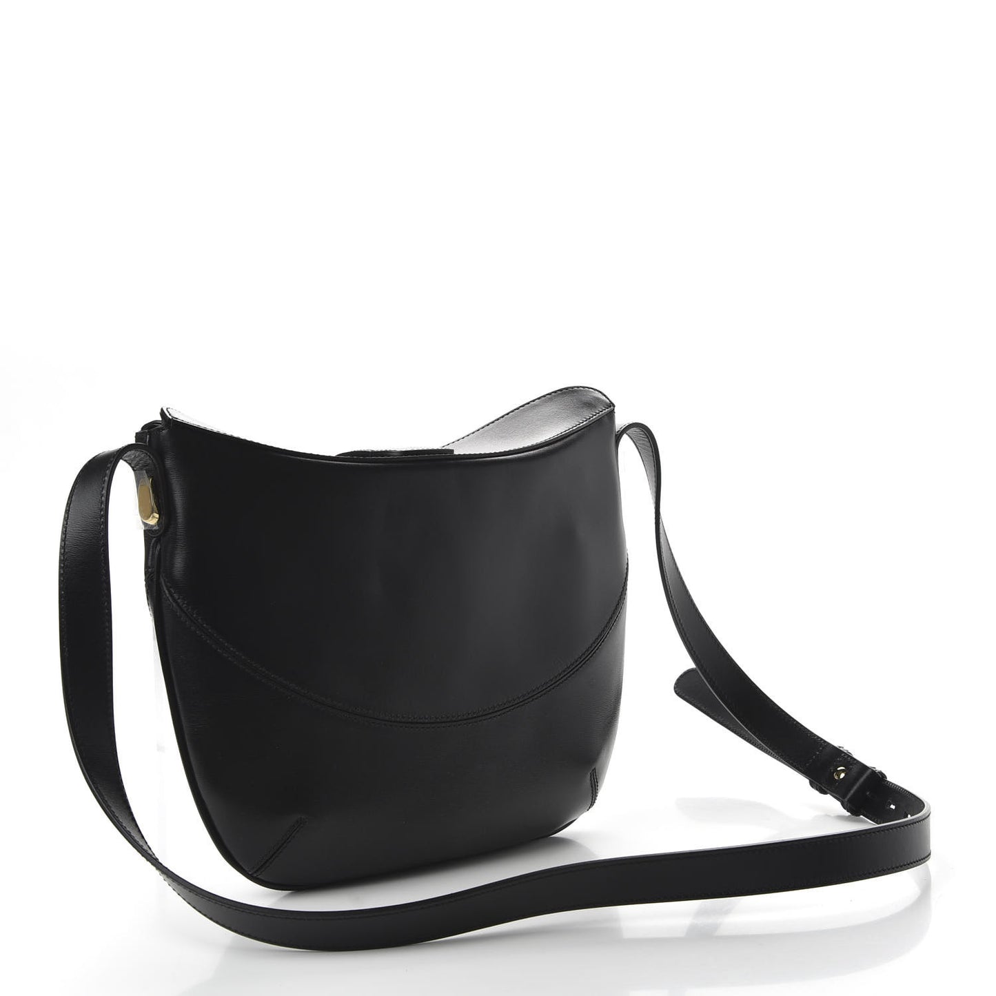Calfskin Medium Arli Shoulder Bag Black