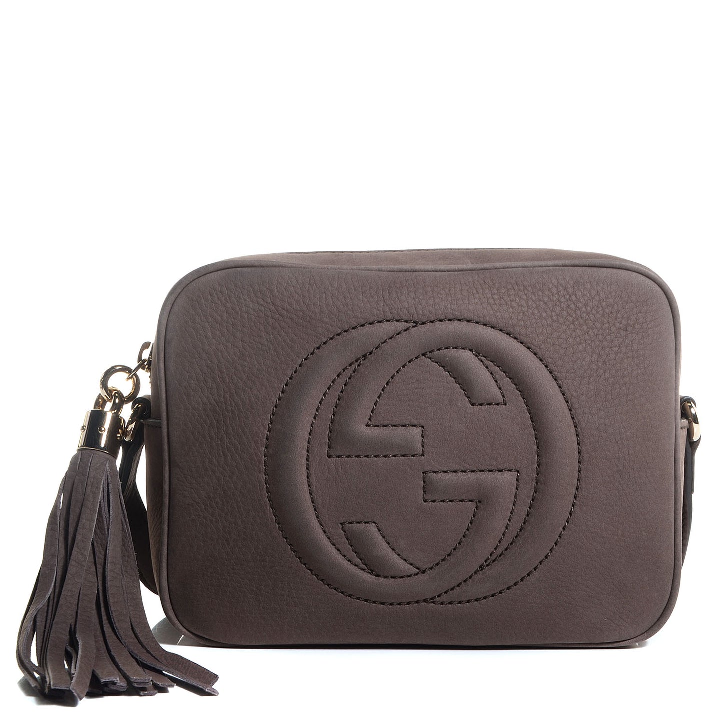 Vitello Range Small Soho Disco Bag Grey Field