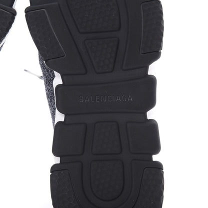Balenciaga Chine Knit Bi-Color Sole Womens Speed Lace Up Sneakers 40 Black White 6 of 8