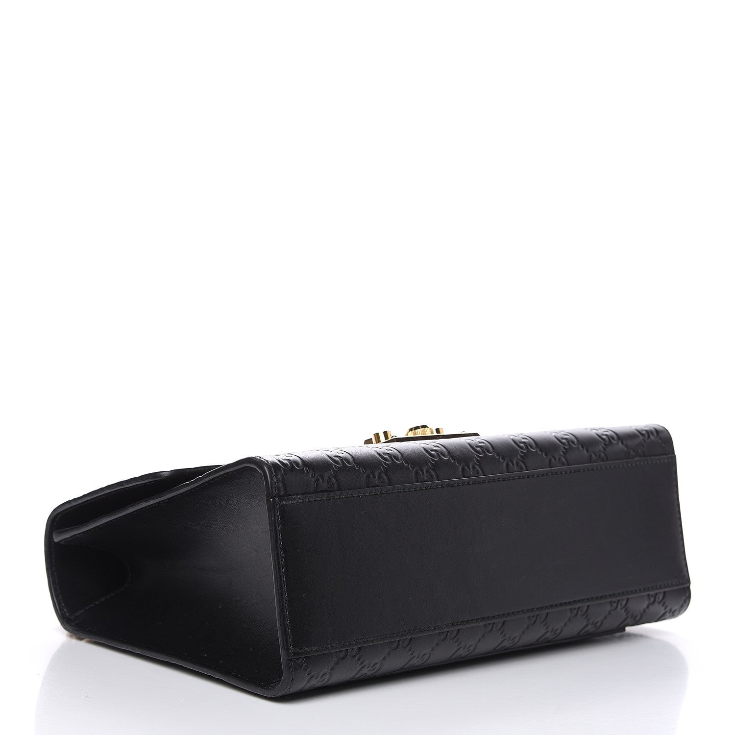 Gucci Guccissima Medium Padlock Shoulder Bag Black 4 of 18