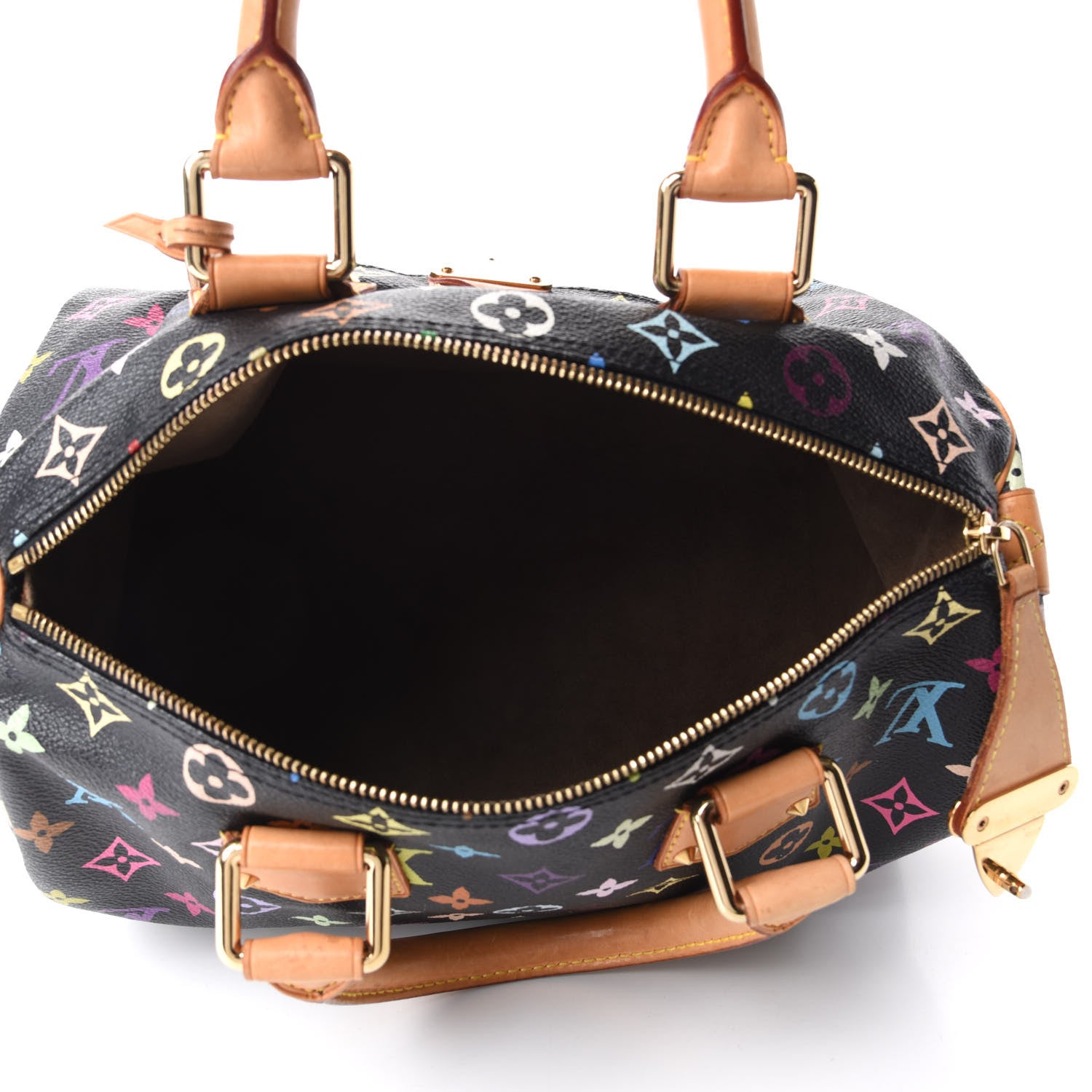 Louis Vuitton Monogram Multicolor Speedy 30 Black 5 of 9