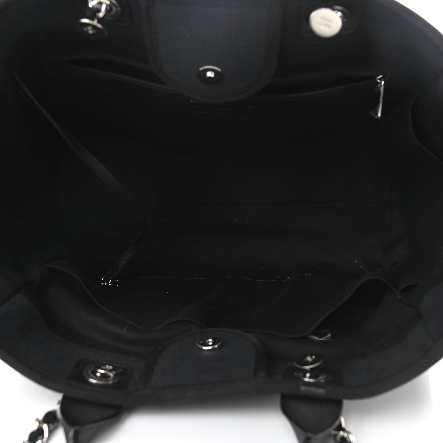 Mixed Fibers Large Deauville Tote Black