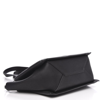 Celine Baby Grained Calfskin Small Tri-Fold Bag Black 4 of 12